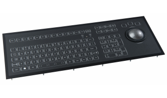 Keyboards with trackball