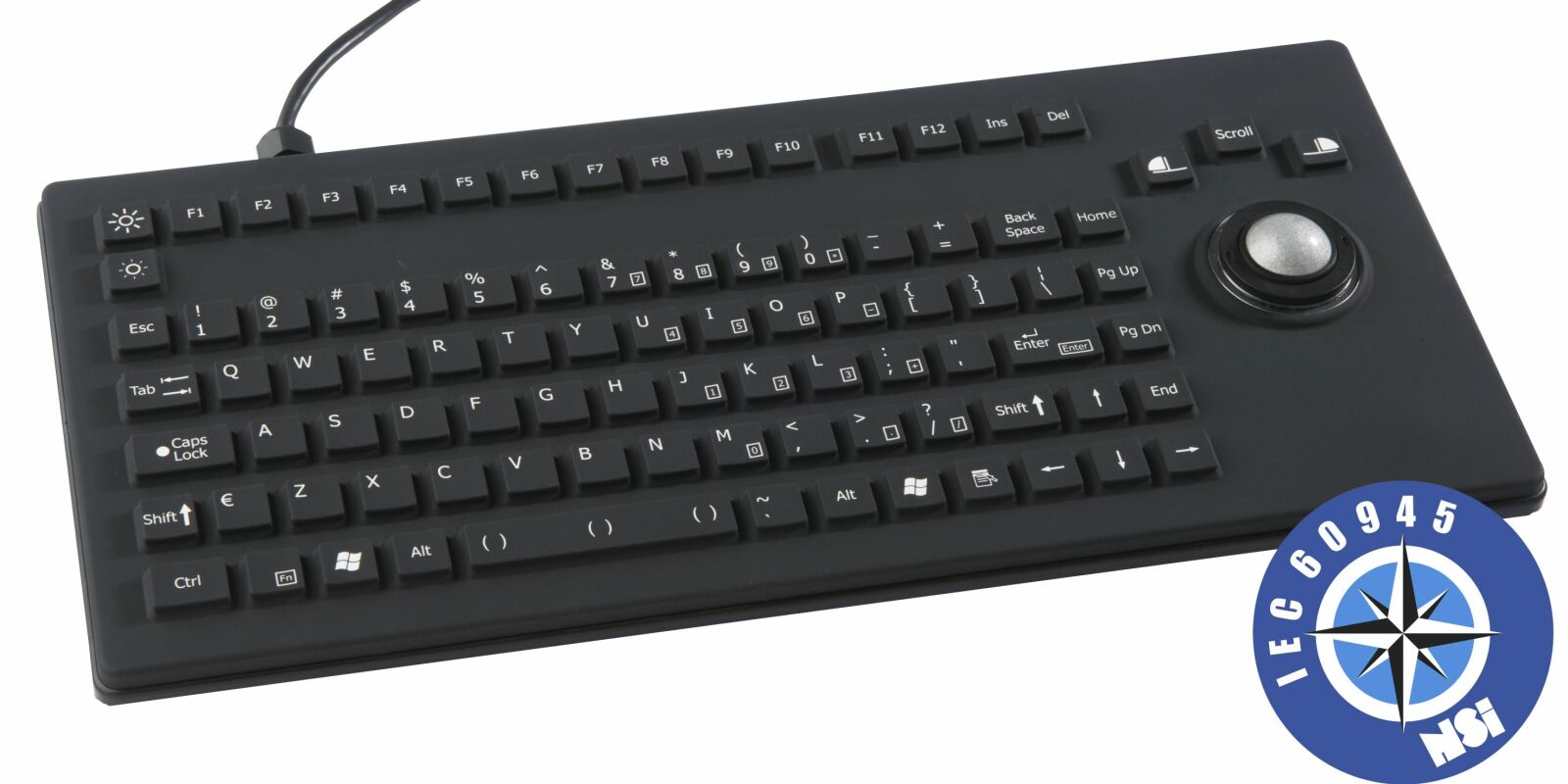 meer Titicaca als je kunt Afwijzen IEC60945 marine silicone rubber keyboard -desktop | NSI