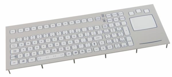 panel mount keyboard with touchpad